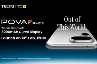 TECNO POVA Curve 2 5G to debut in India with 8,000mAh battery