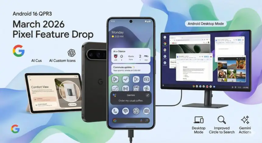 Android 16 QPR3 brings connected display support to Pixel devices
