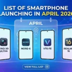 List of smartphone launching in April 2026