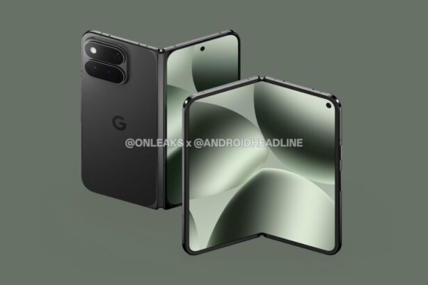 Google Pixel 11 Pro Fold renders leak