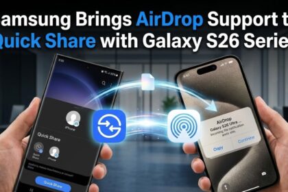 Samsung Galaxy S26 series AirDrop feature enables Android–iPhone file sharing easier than ever!