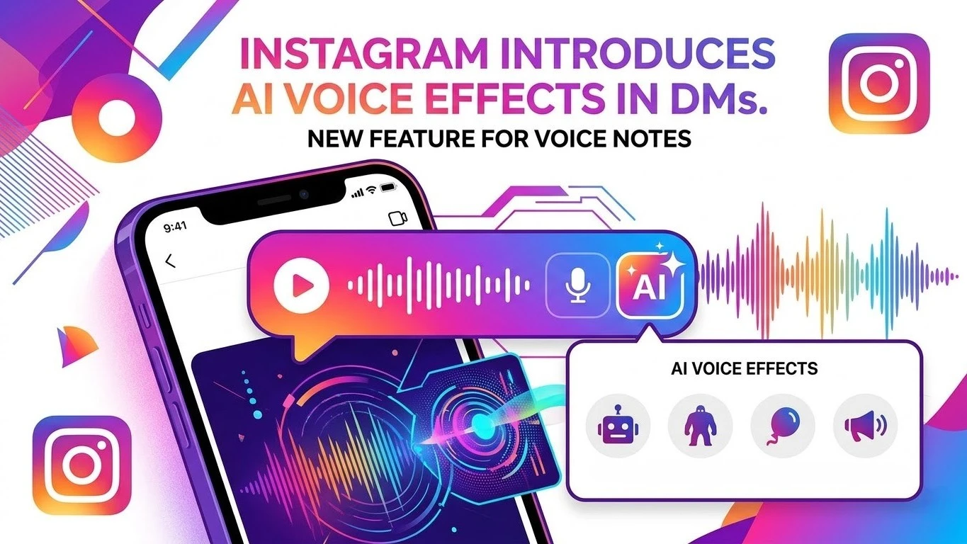 Instagram AI voice effects for voice notes in direct messages