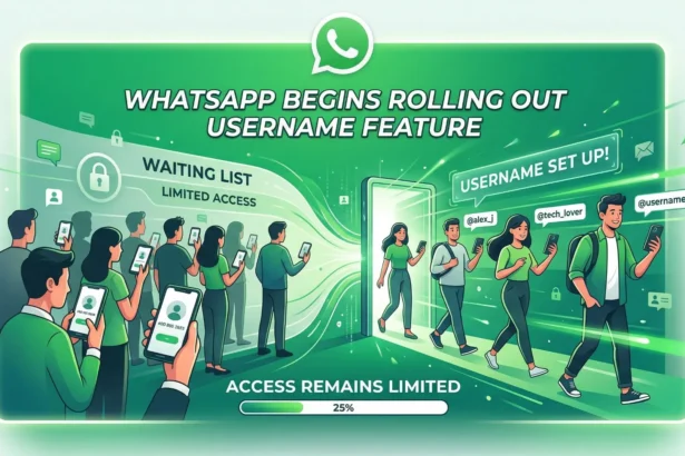 WhatsApp username feature rolling out slowly after extensive testing