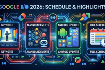 Google I/O 2026 schedule, keynotes, AI announcements, Android updates