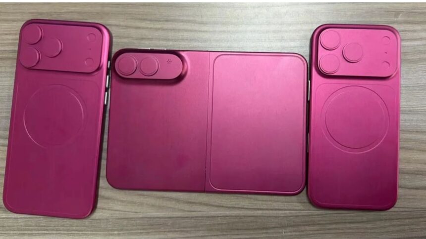 iPhone Fold dummy leaks