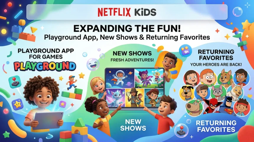 Netflix expands kids content and launches “Netflix Playground” for interactive learning