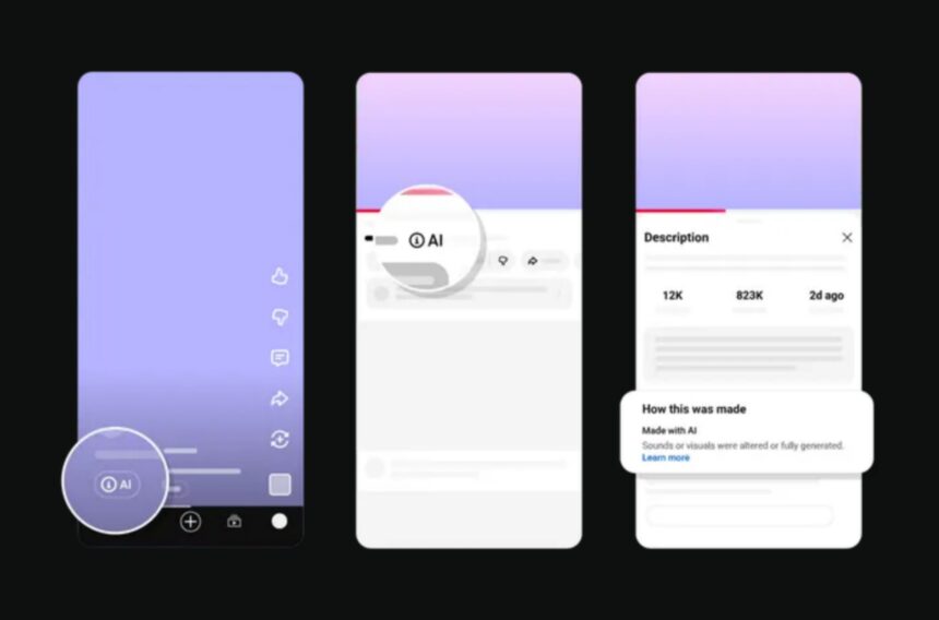 YouTube AI labels introduce improved disclosure features