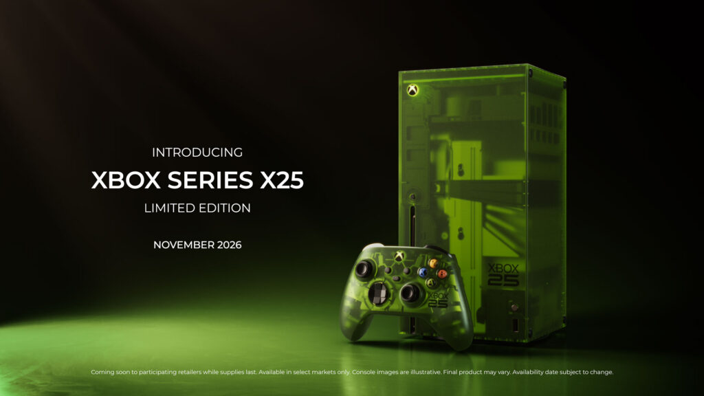XBOX announces XBOX Series X25 Limited Edition console and anniversary controller
