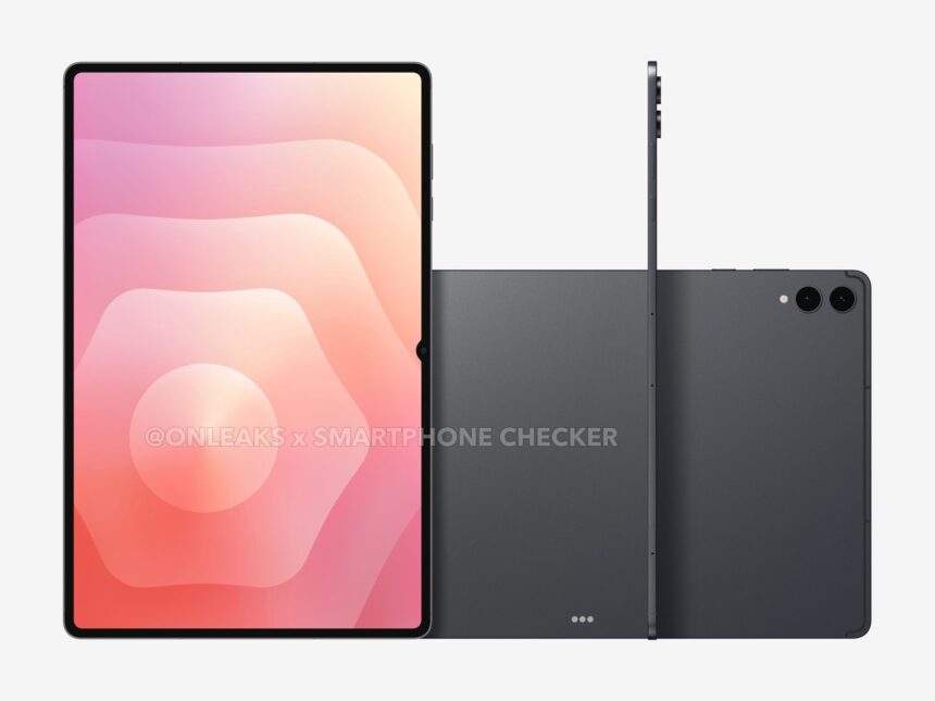 Galaxy Tab S12 Ultra renders leak reveals Samsung's plan for upcoming premium tablet