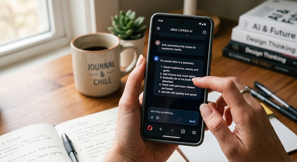 Opera Browser with Aria AI