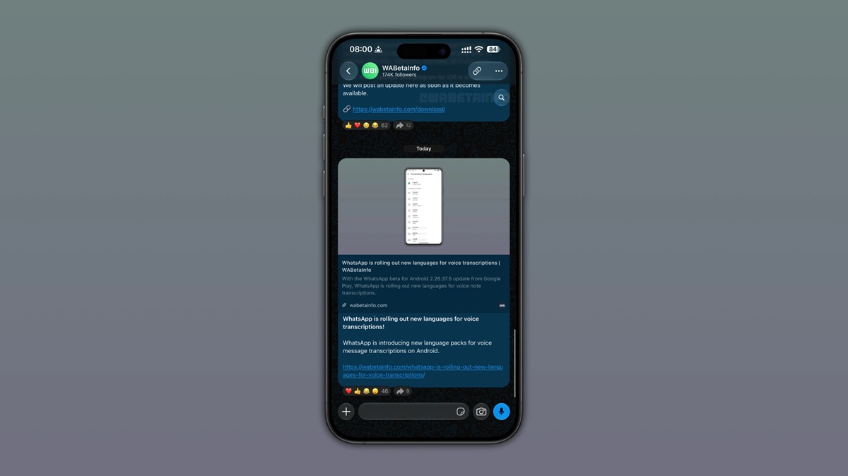Search messages on WhatsApp for iOS gets easier with new button