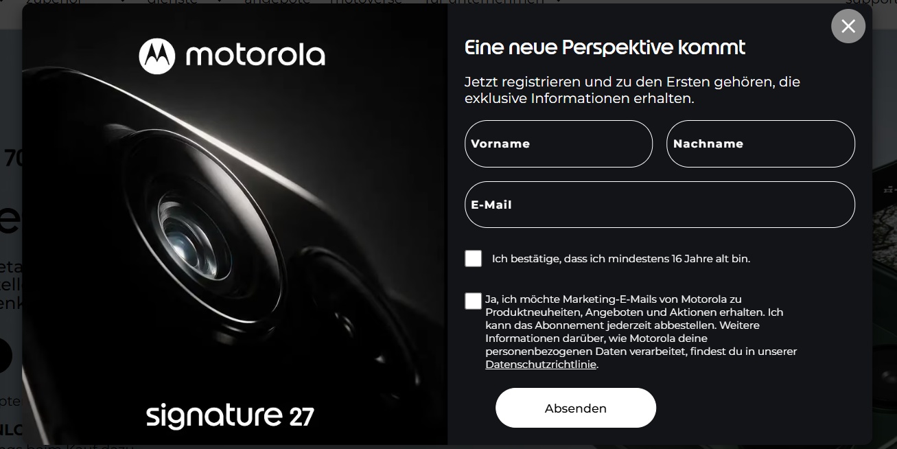 motorola Signature 27 teaser