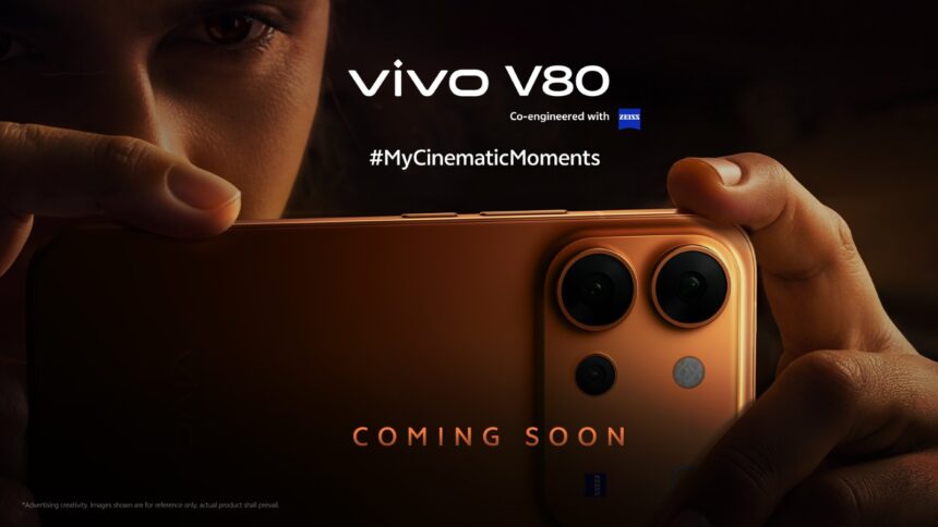 vivo V80 India launch teased
