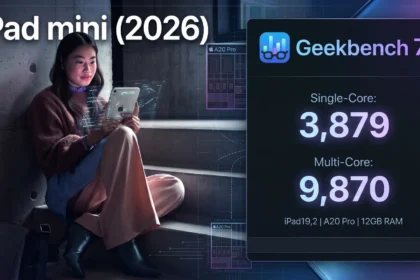 Apple iPad mini (2026) Geekbench listing
