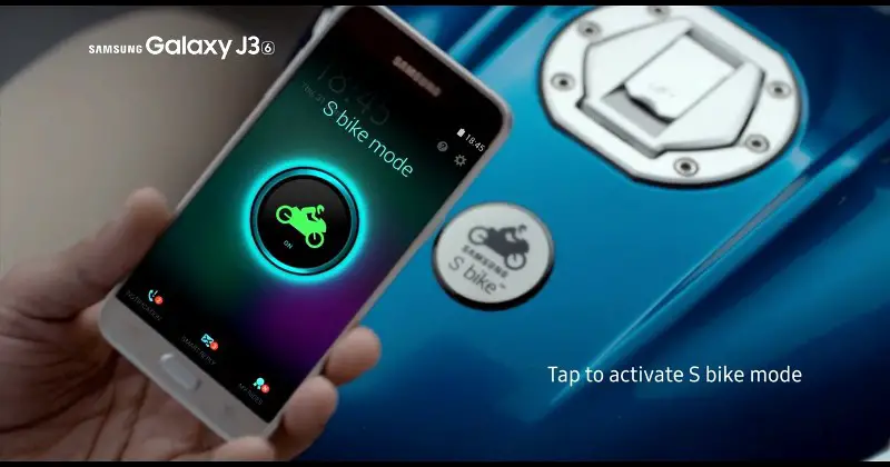 samsung smartphone bike mode feature