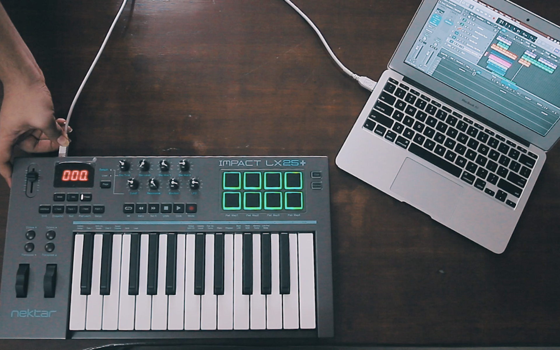 Using macbook air for music production system
