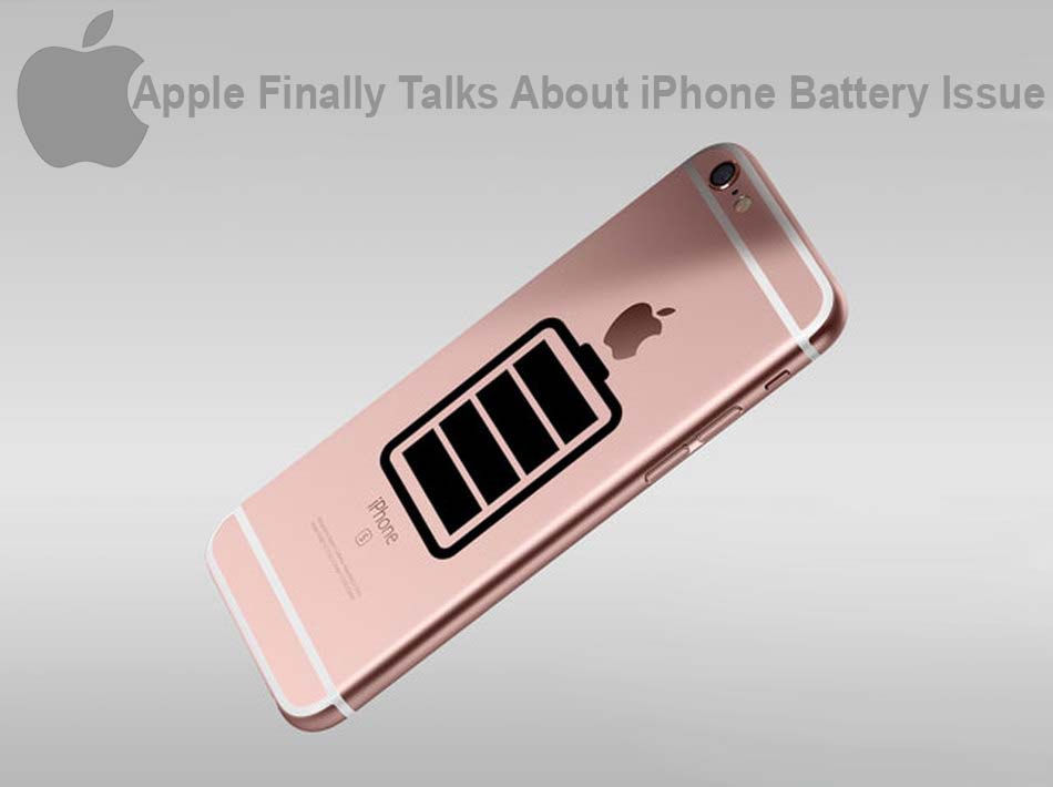 Apple Finally Talks About iPhone Battery Issue