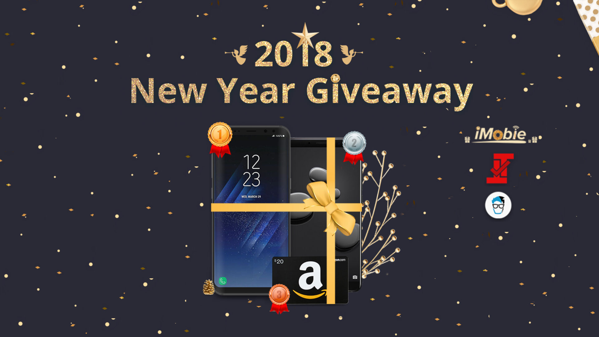 True Tech New Years Giveaway – New Year Massive Giveaway 2018 – Samsung Galaxy S8, Huawei Mate 10 And More | Truetech