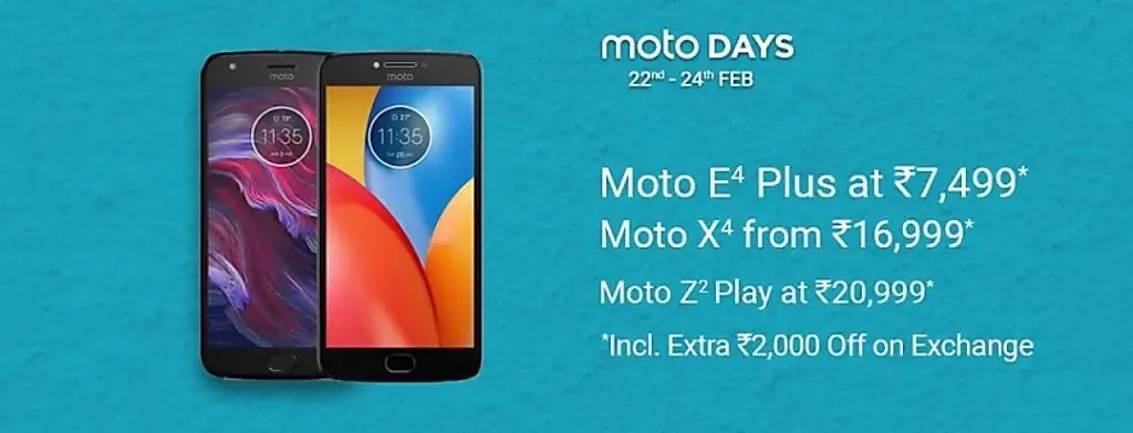 Flipkart Moto Days