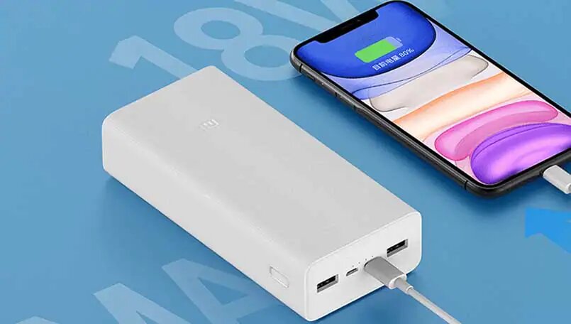 Xiaomi power bank 3 pro как зарядить ноутбук