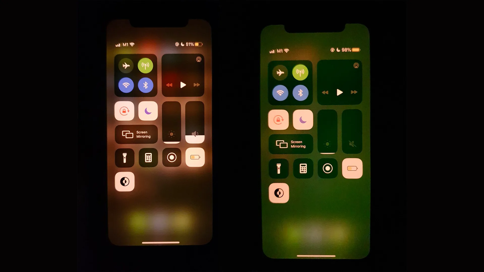 iPhone 11 green tint bug