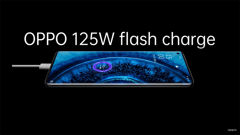 Oppo 125W flash charge