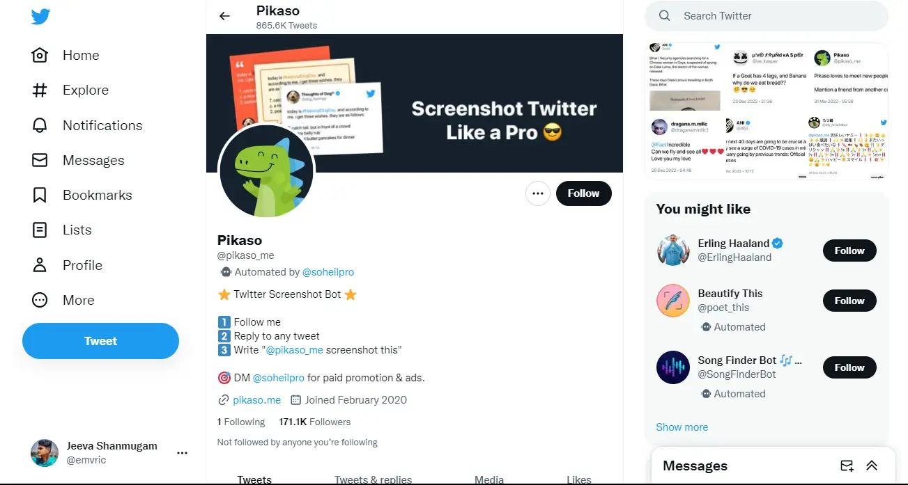Pikaso – Top 10 Best Twitter Bots That You Must Use [2023 Edition] | Truetech