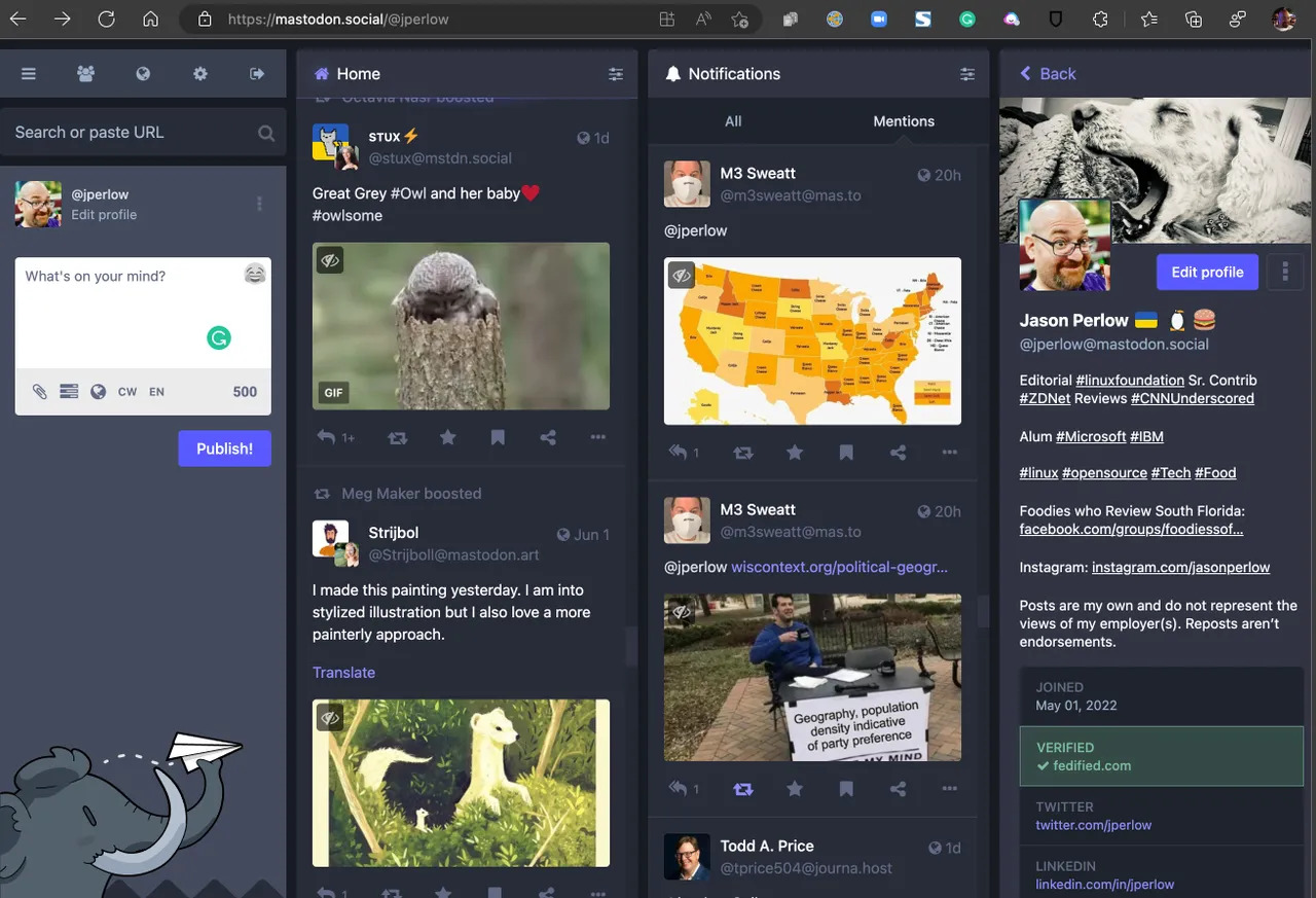 Mastodon Screenshots