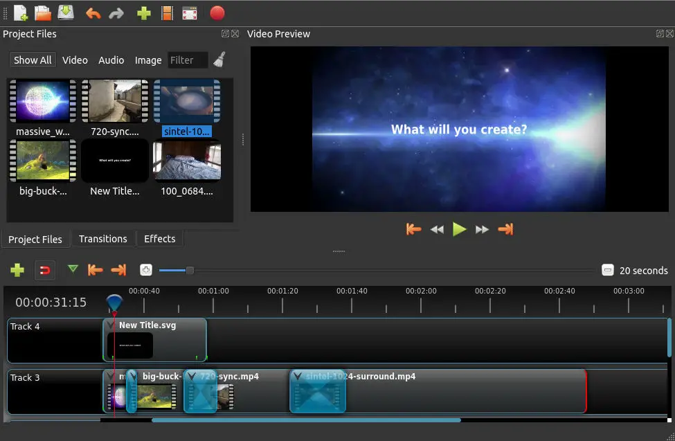 Openshot – 6 Best Video Editing Tools