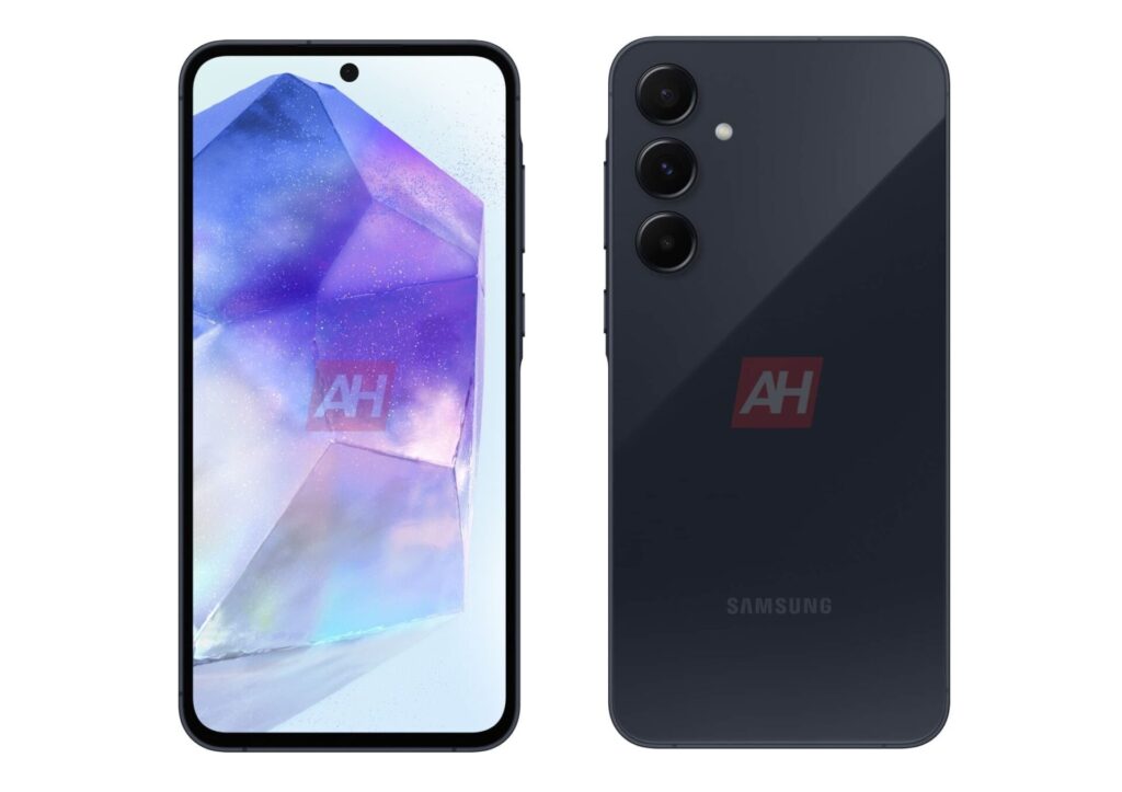 Samsung Galaxy A55 Official Renders Leaked in Three Colors