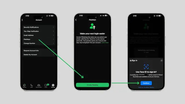 How To Setup WhatsApp Passkeys on iOS Devices?
