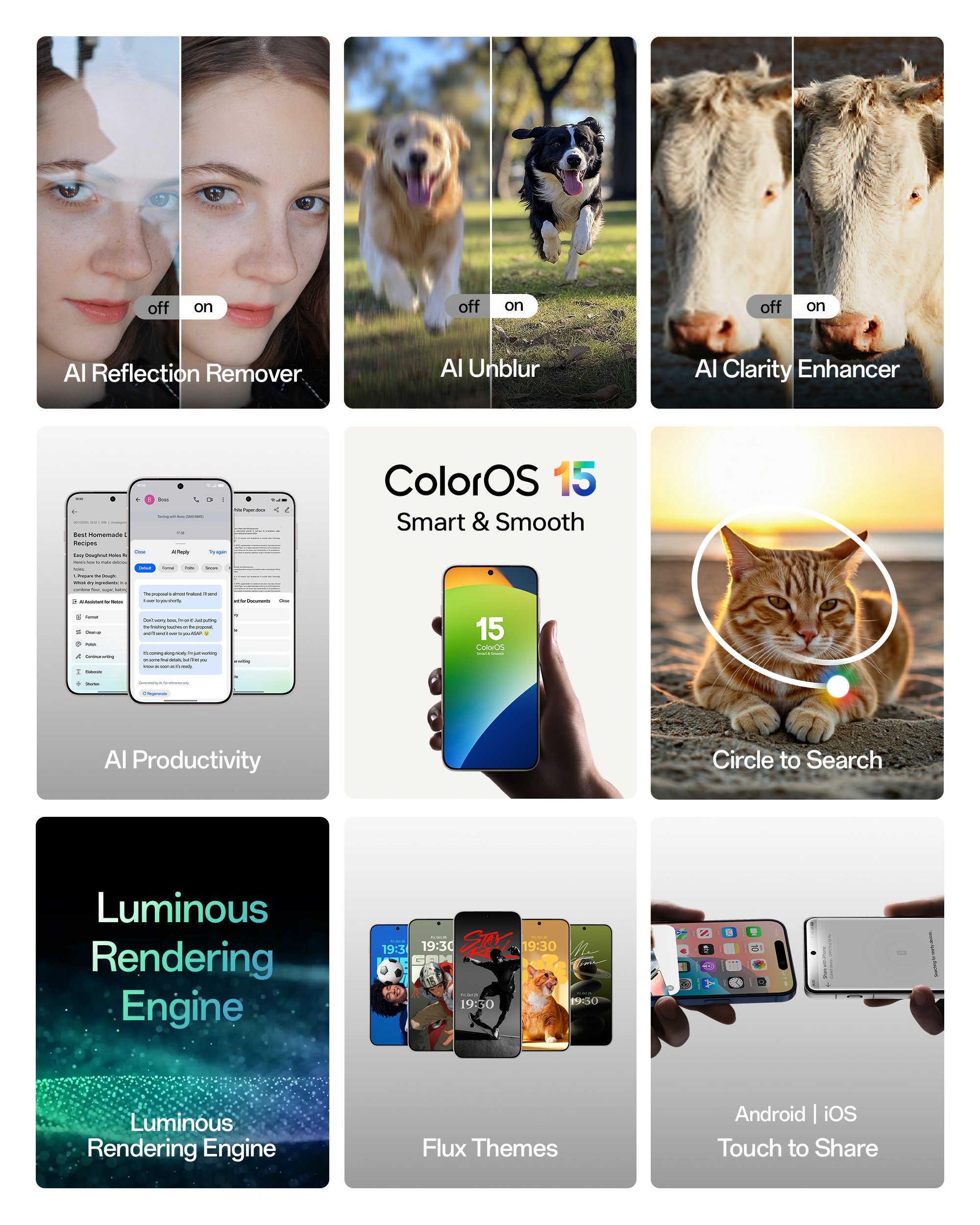 OPPO releases ColorOS 15 globally with smart and smooth features