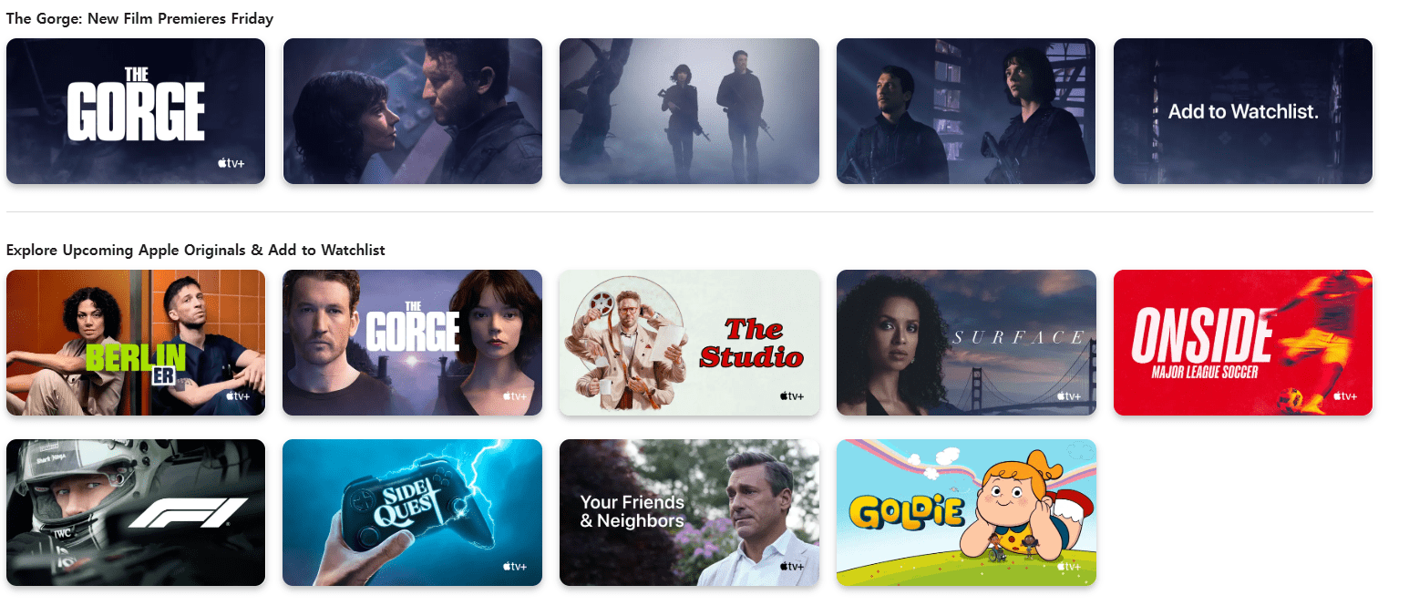 Apple TV+ Content