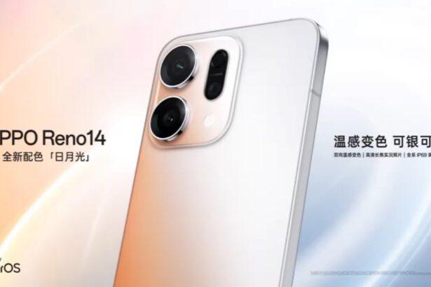 OPPO Reno14 Sun & Moonlight Edition launches in China with innovative color-changing design