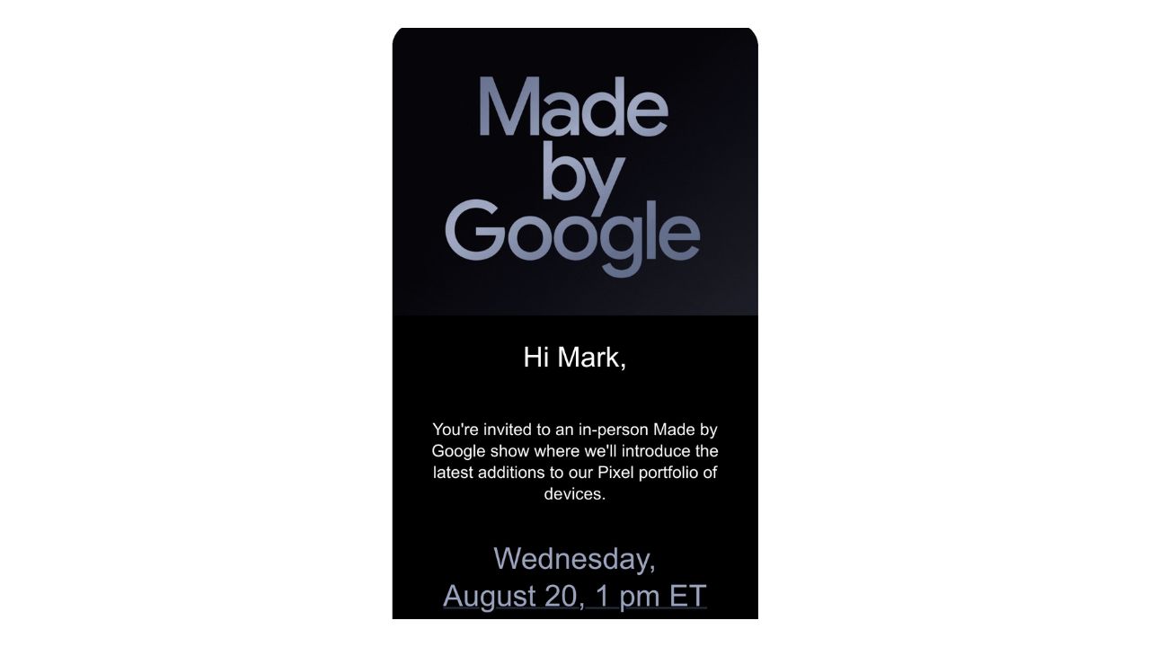 Google Pixel 10 series launch date