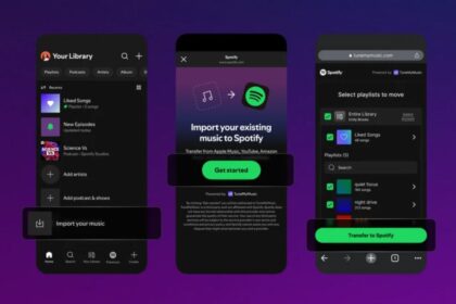 Spotify playlists import