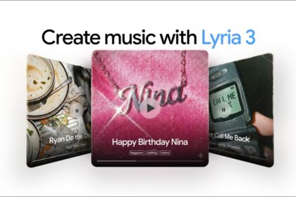 Google launches AI music feature in Gemini with Lyria 3 model