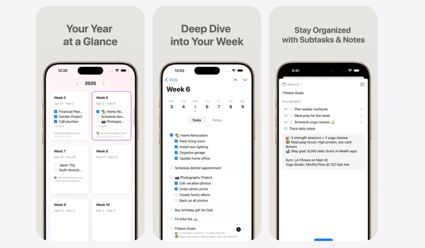 52 Week Planner - Best iOS Apps