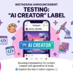 Instagram AI Creator label
