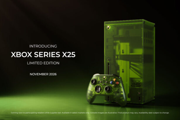 XBOX announces XBOX Series X25 Limited Edition console and anniversary controller